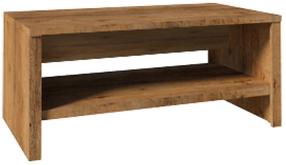 Kavos staliukas Gala Meble Montana ST, ąžuolo sp., 120 cm x 60 cm x 53 cm