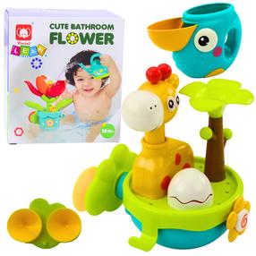 Игрушка для ванны, жирафа Lean Toys Cute Bathroom Flower, многоцветный