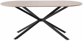 Valgomojo stalas Kalune Design Aura 3011, light mocha sp., 180 cm x 90 cm x 79 cm