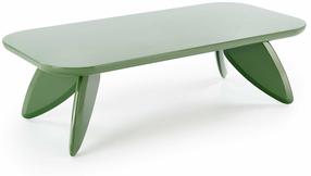 Kavos staliukas Soraya, žalia sp., 60 cm x 120 cm x 36 cm