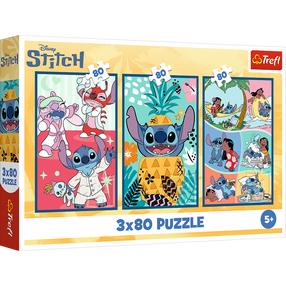 Dėlionė Trefl Disney Stitchs World, 27.5 cm x 18 cm, 240 vnt., įvairių spalvų