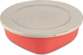 Pārtikas trauks Koziol Connect, 1.3 l, 21.3 cm x 20.7 cm, sarkana krās.