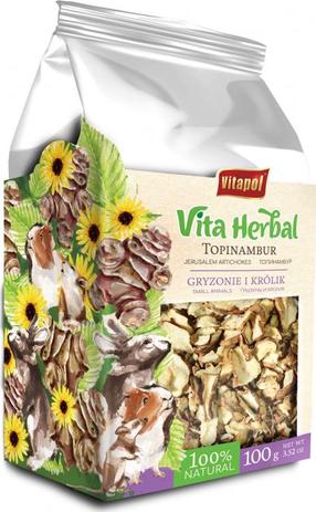 Väikeloomade toit Vitapol Vita Herbal, küülikutele/närilistele, 0.1 kg
