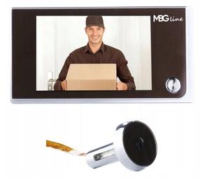 Видеодомофон MBG line SF520A Electronic Viewfinder SF520A, серебристый цв./черный цв.