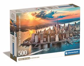 Dėlionė Clementoni New York 35543, 36 cm x 49 cm, 500 vnt., įvairių spalvų
