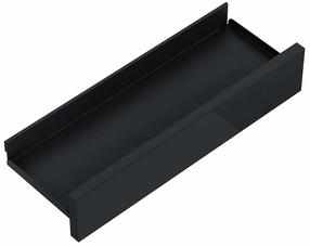 Vonios lentyna Elita Universal For All, juoda sp., 14.7 cm x 40 cm x 8 cm