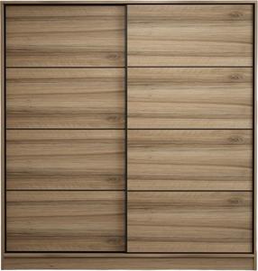 Skapis Kalune Design Kale 7162, gaiši brūna krās., 52 cm x 220 cm x 210 cm
