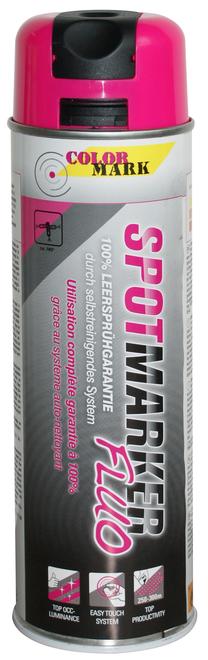 Aerozoliniai dažai Motip Colormark Colormark Spotmarker Fluo, žymėjimui, raudona sp., 0.5 l