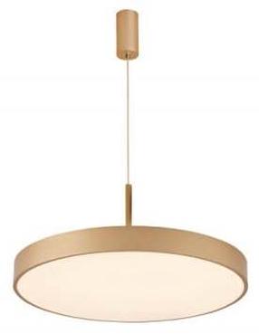 Šviestuvas kabinamas AZzardo Marcello AZ5089, LED, 3000 - 6500 °K, 1 x 30 W, balta sp. / aukso sp., 40 x 40 cm
