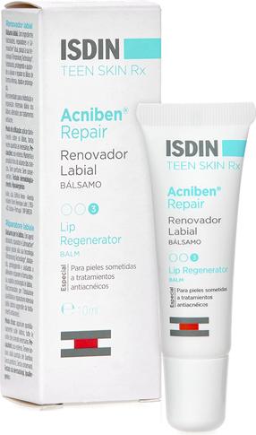 Lūpu balzams Isdin Acniben, 10 ml, -