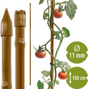 Auga atbalsts Bioogrod 720419, 150 cm, plastmasa/tērauds, brūna krās.