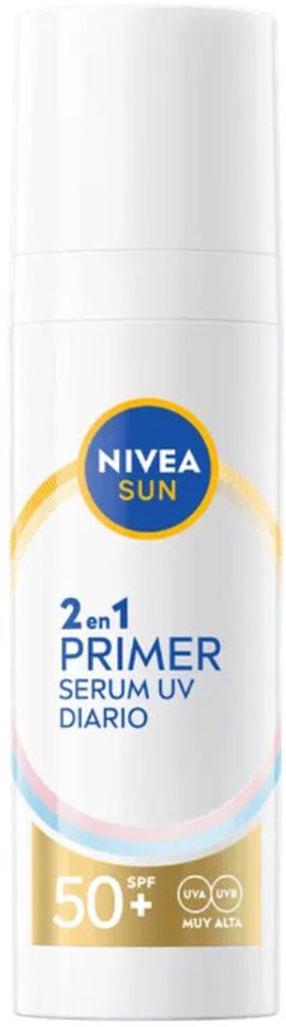Līdzeklis iedeguma kopšanai sejai Nivea Sun 2-in-1 Primer SPF50+, 30 ml