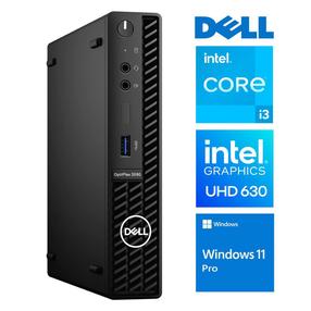 Стационарный компьютер Dell RM87251, oбновленный Intel Core i3-10100, DDR4 8 GB, SSD 512 GB, Intel UHD Graphics 630 Dynamic, Windows 11 Pro OptiPlex 3090 Micro