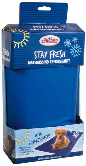 Охлаждающий коврик для животных Record Stay Fresh, синий цв., 80x90 см