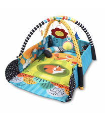 Aktyvumo kilimėlis Ricokids Educational Mat, 100 cm x 110 cm, įvairių spalvų