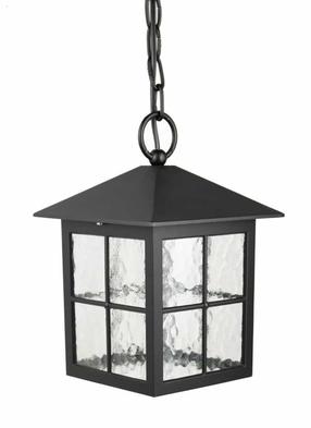 Lauko pakabinamas šviestuvas Su-Ma Venice, 60W, E27, IP43, juoda sp., 18.5 cm x 66 cm