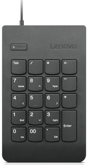Skaitļu bloks Lenovo Essential Keypad Gen II, melna krās.