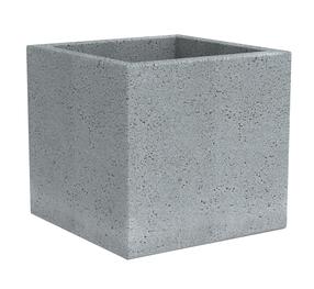 Puķu pods Scheurich Stony Grey 240/30, plastmasa, Ø 28.5 cm, pelēka krās.