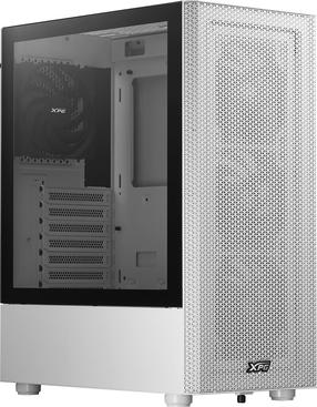 Arvuti korpus Adata Valor Mesh Compact, läbipaistev v./valge v.
