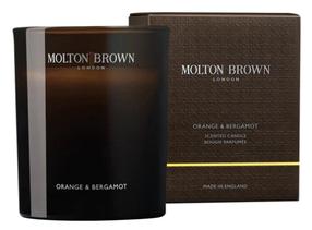 Svece, aromātiskā Molton Brown Orange&Bergamot Signature, 40 h, 190 g, brūna krās.