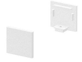 LED profilio galinis dangtelis SLV Grazia 10 Flat Version 1000479, balta sp., IP20