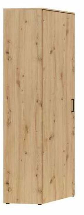 Spinta Black Red White MultiDo, artisan oak sp., 71.5 cm x 71.5 cm x 195 cm