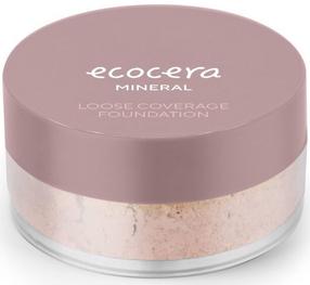 Birstošais pūderis Ecocera Mineral Loose Coverage, w3 miami, 4 g