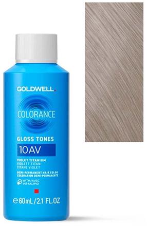Matu krāsa Goldwell Colorance Gloss Tones, violet titanium krās., 10AV, 60 ml