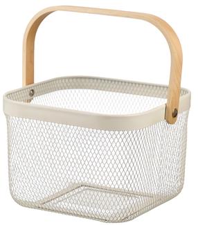 Grozs Kinvara 10865, koks/metāls, 26.5 cm x 26 cm, brūngans krās.