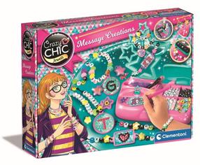 Набор для изготовления браслетов Clementoni Crazy Chic Letter Jewelery Studio 18772