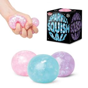 Sensorā rotaļlieta Tobar Scrunchems Sparkly Squish Ball, (krāsa/dizains tiek izvēlēts nejauši)