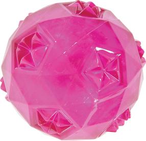 Žaislas šuniui, kamuoliukas Zolux Pop 479074FRA, 6 cm, Ø 6 cm, rožinė sp., 6 cm