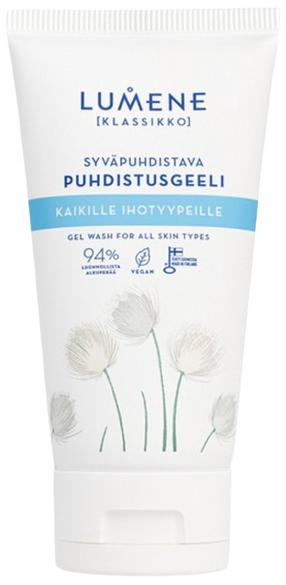 Veido prausimosi gelis Lumene Klassikko Deep Purifying, 150 ml