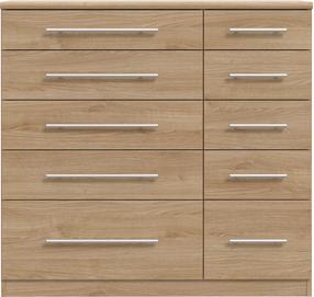 Kummut Forte PRUK221L-D127, pruunikas v., 95 cm x 41.6 cm x 99.9 cm