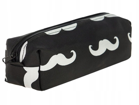 Penalas Mustache, 20 cm x 6 cm, balta sp./juoda sp.