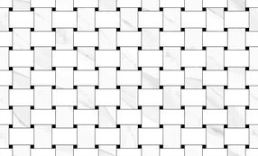Плитка, керамическая Geotiles Neptune Tangle Blanco 8429991349417, 55 см x 33.3 см, белый цв./многоцветный