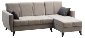 Sofa-lova Hanah Home Zaden 730MST1309, šviesiai pilka sp., 130 x 218 cm x 86 cm