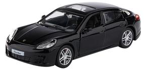 Žaislinis automobilis Daffi Porsche Panamera Turbo 412741, 1:32, juoda sp.