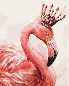 Tapymas pagal skaičius Paint it! Flamingo In The Crown, rožinė sp.