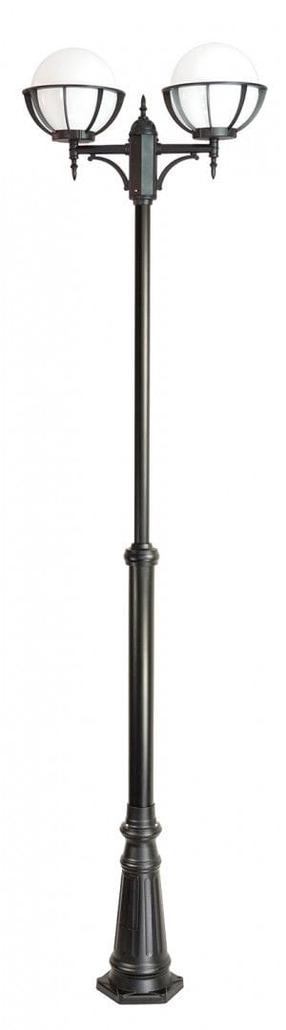 Pastatomas lauko šviestuvas Su-Ma Kule 250, 60W, E27, IP43, juoda sp., 26.2 cm x 185 - 285 cm