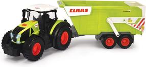 Žaislinis traktorius Simba Dickie Toys Claas Farm Tractor & Trailer 203739004, juoda sp./žalia sp.