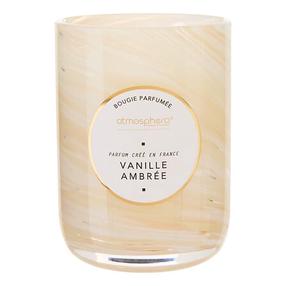 Svece, aromātiskā Atmosphera Wavy Vanilla, 45 h, 275 g, dzeltena krās.