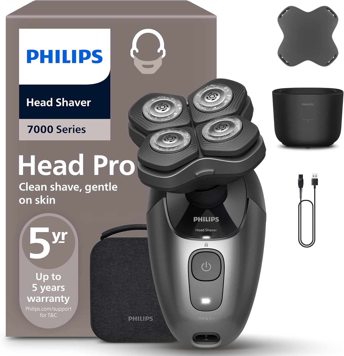 Barzdaskutė Philips Shaver S9000 Prestige SP9883/36, li-ion, juoda