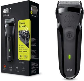 Habemeraseerija Braun Series 3 300S, ni-mh, must v./hall v.