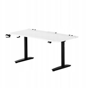 Компьютерный стол регулируемая высота Diablo Chairs X-Forge 1600, 160 см x 70 см, 73 - 120 см, белый цв./черный цв.