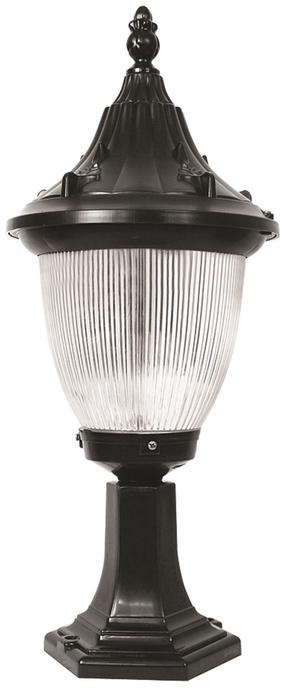 Pastatomas lauko šviestuvas Opviq BSU-68186-BSY-M3-K, 60W, E27, IP65, juoda sp., 26 cm x 60 cm