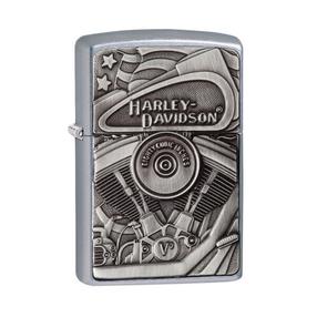 Žiebtuvėlis Zippo Harley-Davidson 29266, sidabro sp.