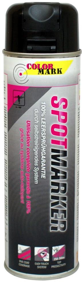 Aerozoliniai dažai Motip Colormark Colormark Spotmarker, žymėjimui, juoda sp., 0.5 l