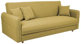 Sofa-lova Home4you Visby 75012, geltona sp., 200 x 88 cm x 93 cm