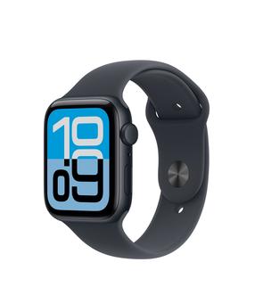 Išmanusis laikrodis Apple Watch SE 3 GPS + Cellular 40mm, midnight aluminium korpusas su midnight sport dirželiu - S/M